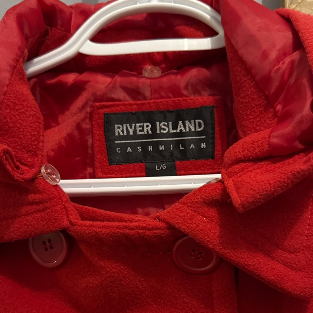 River Island Cashmilan Double-Breasted Jacket - Picture 2 of 5